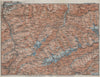 ZILLERTALER ALPEN ALPS. Mayrhofen Matrei Steinach. Tyrol/Südtirol 1927 old map