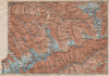 EASTERN ZILLERTAL. Ahrntal Valle Aurina Prettau Schwarzenstein Südtirol 1927 map