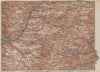 VAL GARDENA/GRÖDEN. Bozen/Bolzano Schlern-Rosengarten Südtirol Klausen 1927 map