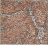 VINTSCHGAU ADIGE/ETSCH Ultental valleys. Bozen/Bolzano Merano Südtirol 1927 map