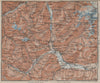 UPPER/OBERVINTSCHGAU. Val Venosta. Glurns Glorenza Laas Graun Südtirol 1927 map