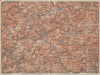 CORTINA D'AMPEZZO valley. Dolomiti Veneto Tre Cime Fanes-Sennes-Braies 1927 map
