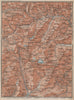 SAN MARTINO DI CASTROZZA. Paneveggio Trentino Fiero di Primero Gosaldo 1927 map