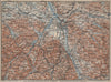 SALZBURG environs. Berchtesgaden Faistenau Seekirchen Reichenhall 1927 old map