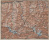 HOHE TAUERN & GASTEINER TAL Ankogelgruppe Goldberggruppe Bad Gastein 1927 map