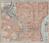 PHILADELPHIA antique town city plan. Pennsylvania. BAEDEKER 1909 old map