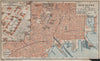 NEW HAVEN antique town city plan. Inset Yale University. Connecticut 1909 map