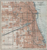 CHICAGO town city plan. Illinois. Lawn Elsdon Austin Lynn Clyde Cragin 1909 map