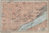 ST. PAUL antique town city plan. Minnesota. BAEDEKER 1909 old map