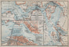 ST MARYS RIVER/RAPIDS. Sault-Ste-Marie town plan. Michigan/Ontario 1909 map