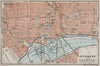 RICHMOND antique town city plan. Virginia. BAEDEKER 1909 old map chart