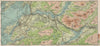 ARGYLL. Oban Loch Awe Loch Etive Dalmally Ben Cruachan Horseshoe 1908 old map