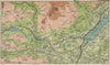 STRATHCONON Cromarty Firth Dingwall Loch Luichart Ben Wyvis 1911 old map