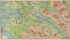 WESTER ROSS. Loch Maree Gairloch Lochan Fada Northwest Highlands 1911 old map