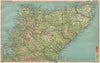 SUTHERLAND & CAITHNESS. Scottish Highlands. Thurso Dornoch Halkirk 1911 map