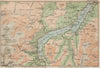 ULLSWATER. Helvellyn Patterdale Poole Bridge Howtown Little Mell Fell 1886 map