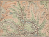 GRASMERE & RYDAL WATER. Elterwater Ambleside Great Langdale 1886 old map