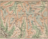 AMBLESIDE. Red Screes Stony Cove Pike High Street Troutbeck 1886 old map