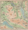 CRUMMOCK WATER ENNERDALE WATER Blake Fell Grasmoor Loweswater Mellbreak 1886 map