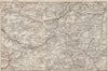 SHROPSHIRE HILLS. Montgomery Shrewsbury Llandiloes Clun Forest 1887 old map