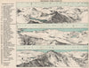 PANORAMA FROM SNOWDON. Snowdonia. North Wales. BARTHOLOMEW 1902 old print