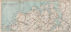 DONEGAL COAST. Glenveagh Dungloe Dunfanaghy Letterkenny. BARTHOLOMEW 1887 map