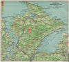 INISHOWEN PENINSULA. Donegal. Lough Foyle Lough Swilly Malin Buncrana 1902 map