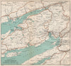 BEARA PENINSULA. Glengarriff Kenmare River Bantry Bay Sneem Bear Island 1901 map