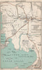 KILLARNEY town/city plan. Ireland. BARTHOLOMEW 1901 old antique map chart