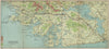 CONNEMARA SOUTH. Lough Corrib Moycullen Bogs Galway Oughterard 12 Pins 1901 map