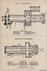 ELY & NORWICH Cathedral floor plans. BARTHOLOMEW 1883 old antique print