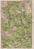 DOVEDALE. Peak District south. Alstonfield Ashbourne Hartington 1903 old map