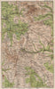 BUXTON area. High Peak District Longnor Hartington Tideswell Hayfield 1903 map