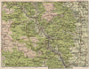 DERWENT VALLEY. Matlock Winster Bakewell Wirksworth Darleydale 1903 old map