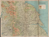YORKSHIRE county map. Relief. Pennines. BARTHOLOMEW 1893 old antique chart