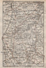 HAMBLETON HILLS. North Yorkshire. Northallerton Helmsley Yarm Thirsk 1893 map
