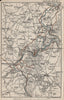 WYE VALLEY. Ross-on-Wye Monmouth Forest of Dean. BARTHOLOMEW 1888 old map