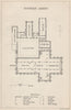 TINTERN ABBEY ground plan. Monmouthshire. BARTHOLOMEW 1888 old antique map