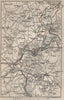 WYE VALLEY. Ross-on-Wye Monmouth Forest of Dean. BARTHOLOMEW 1886 old map