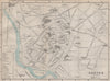 EXETER town/city plan. Devon. BARTHOLOMEW 1892 old antique map chart