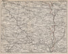 NORTH DEVON. Barnstaple Exeter Tiverton Bampton Crediton South Molton 1892 map