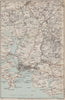 TAMAR ESTUARY. Plymouth Saltash Tavistock Plympton Rame Head 1892 old map