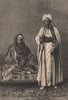 Kadi of Khartoum and Hadendoa Sheikh. Africa 1885 old antique print picture