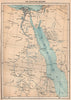 The Egyptian Sudan. Middle East Africa 1885 old antique vintage map plan chart