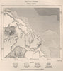 Al-Qusair. Al-Qusayr. Egypt 1885 old antique vintage map plan chart