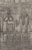 Abydos. Bas-relief in the Temple of Seti I, scene of Adoration. Egypt 1885