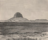 Pyramid of Meidum. Egypt 1885 old antique vintage print picture