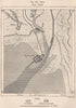 Suez. Egypt 1885 old antique vintage map plan chart