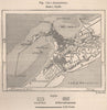 Alexandria. Egypt 1885 old antique vintage map plan chart