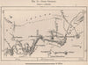 Jebel Ghurian. Libya 1885 old antique vintage map plan chart